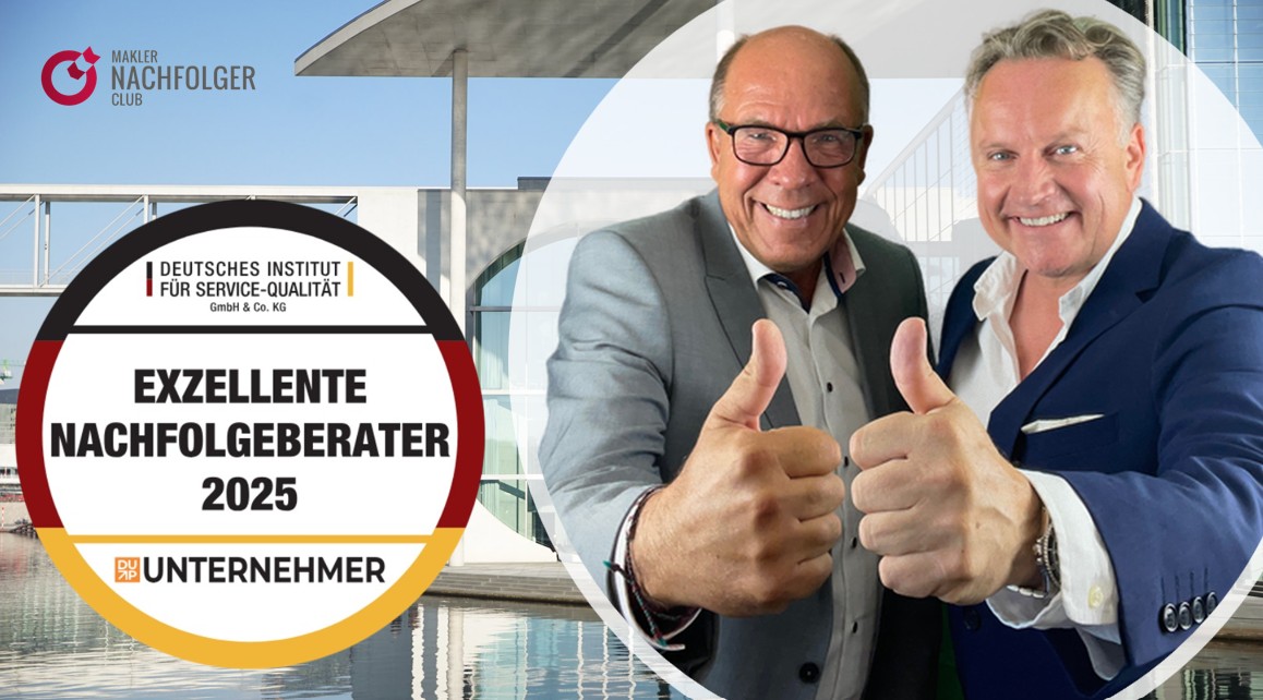 Thomas Suchoweew und Oliver Petersen Exzellente Nachfolgeberater für Maklerunternehmen